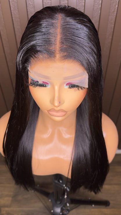 Black bone straight raw Vietnamese hair