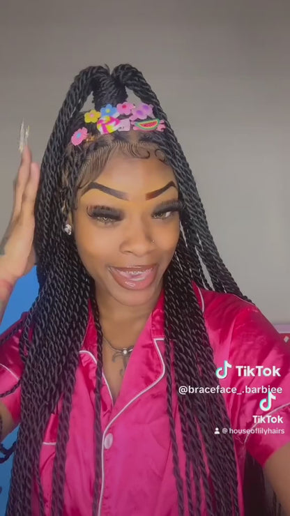 Senegalese twist braided wig