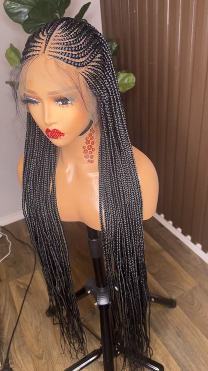 MILA Braided Wig - Synthetic Full Machine Wig