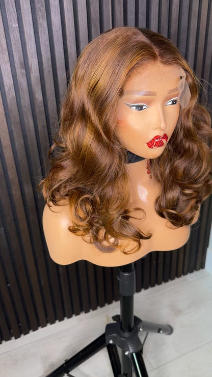 Raw human hair bounce mix