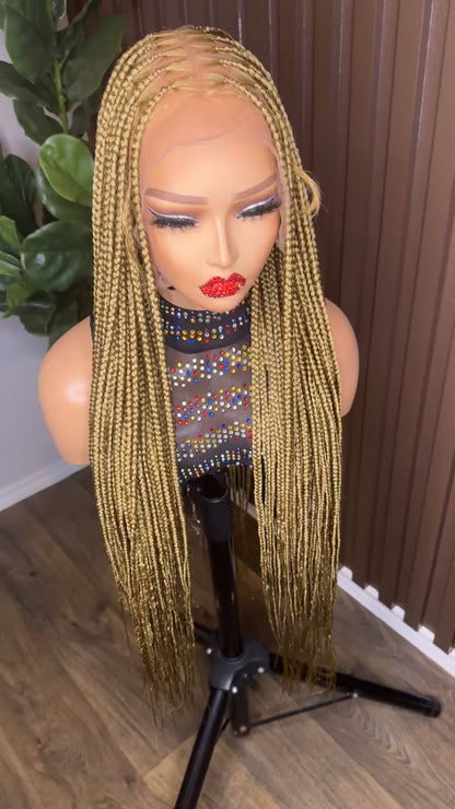 Knotless braided wig color 27