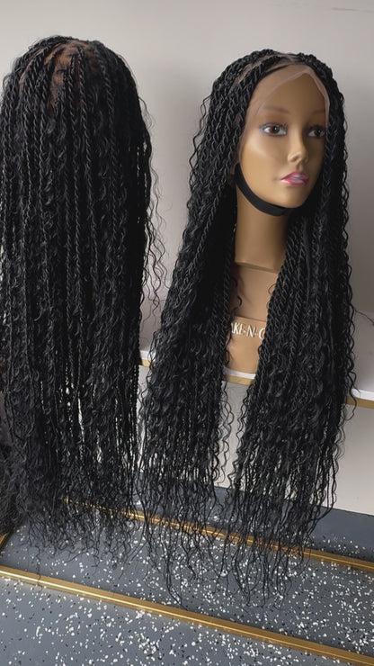 Boho knotless twist