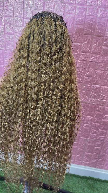 Blonde braids front boho clearance sales