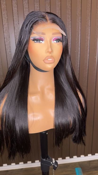 Black bone straight raw Vietnamese hair