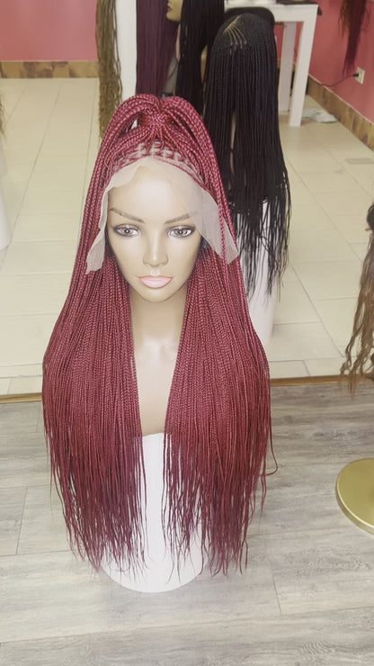Knotless box braided wig