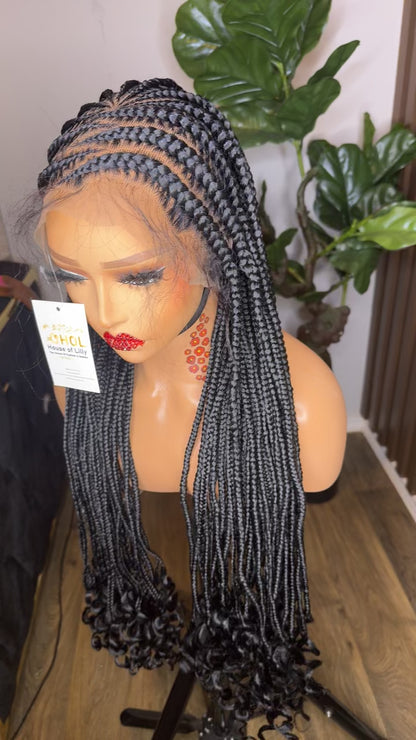 Wig Wendy cornrows braided wig