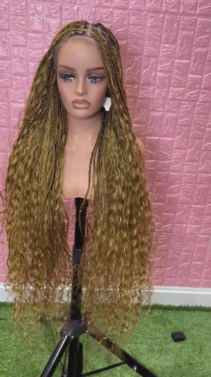 Color 27 dark root clearance boho braid fullace