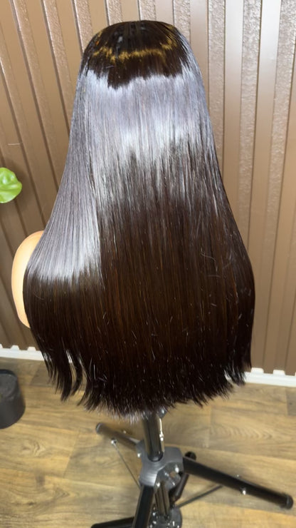 Black bone straight raw Vietnamese hair
