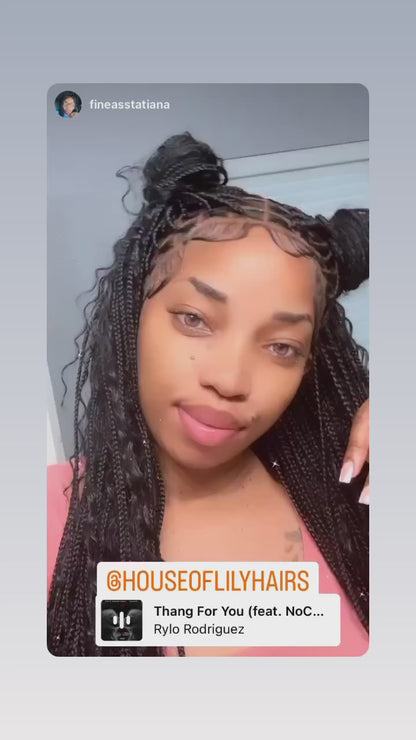 BOHO Knotless Braided wig