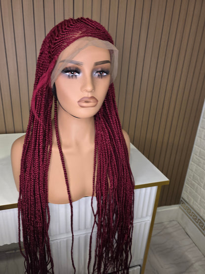 Wig minat burgundy