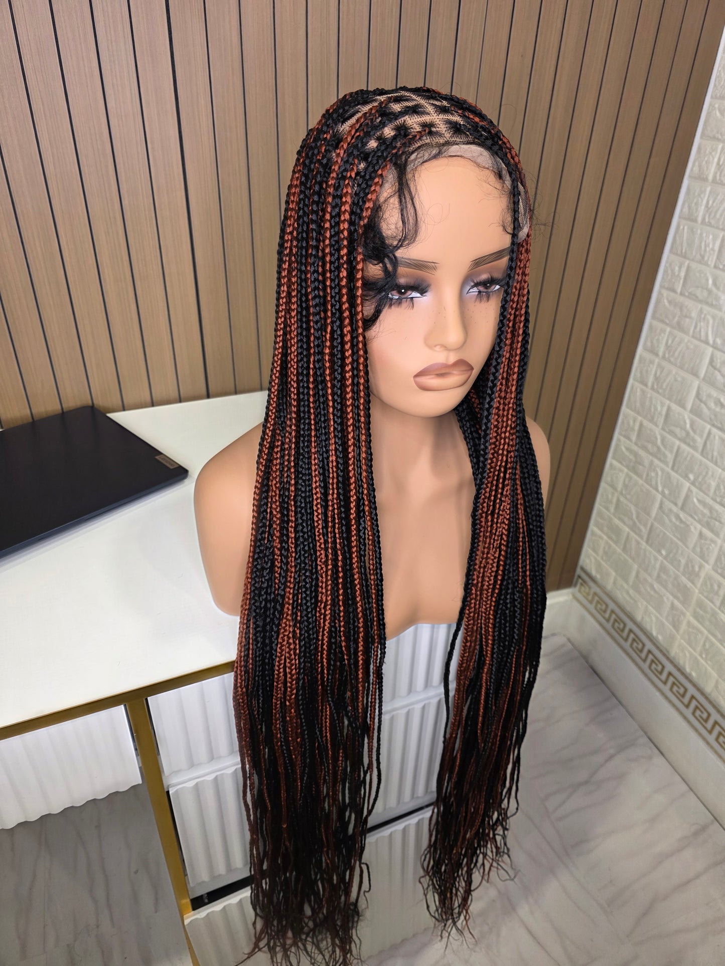 Black and ginger highlight