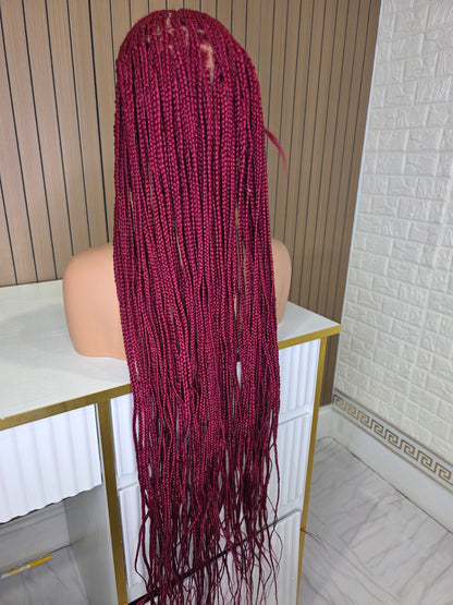 Wig minat burgundy
