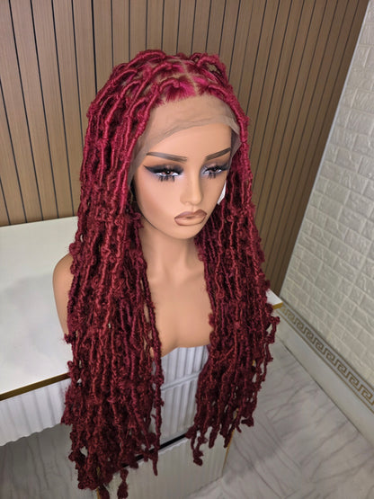 Burgundy  locs