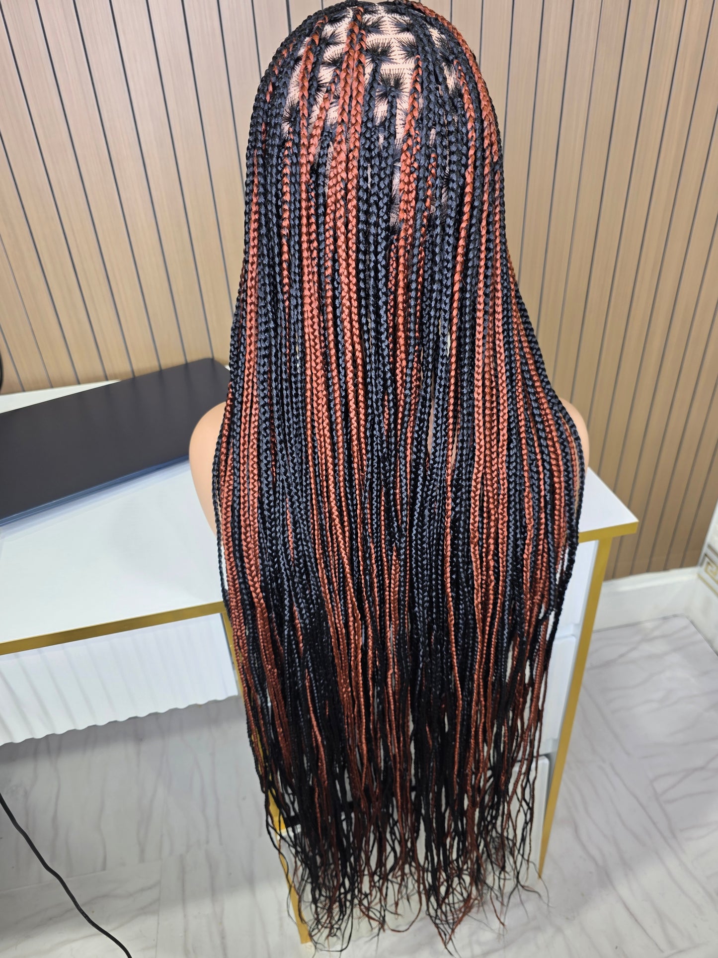 Black and ginger highlight